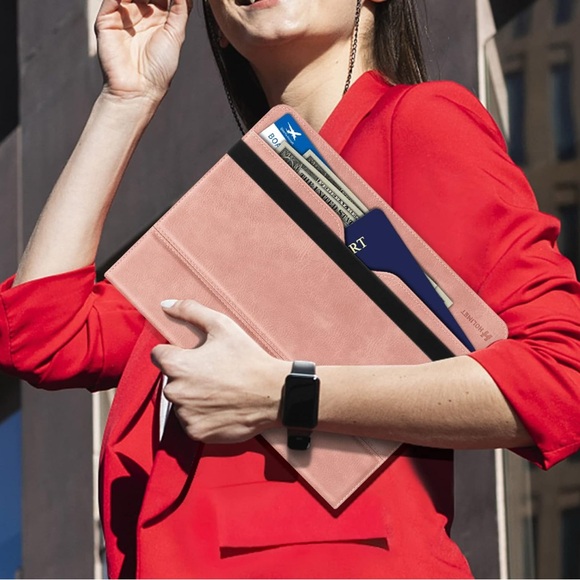 Case for iPad Pro 11” 2022 4th/3rd/2nd/1st Generation with Pencil Holder Leather - Picture 4 of 16